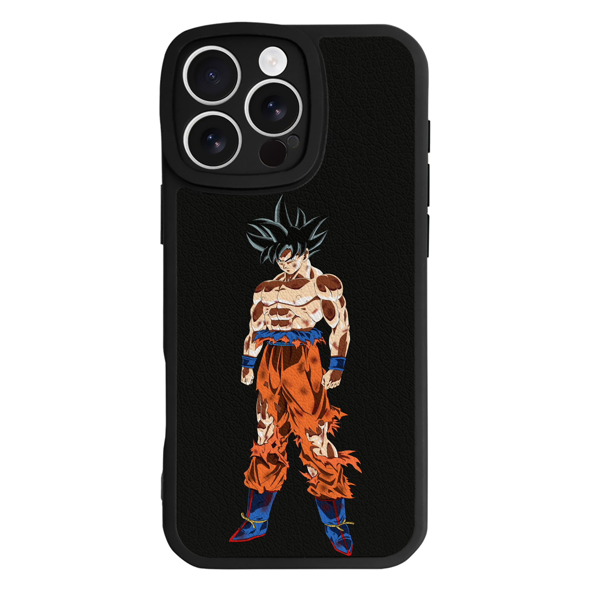（画像用） ドラゴンボール 孫悟空（そん ごくう）Son Goku カカロット DRAGON BALL Kakarotto 【iPhone 16シリーズ対応】シリコンスマホケース（レザー調） 材質：シリコン